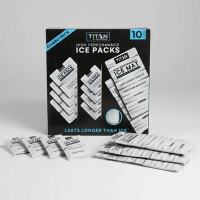 Titan Gel Bolsas Refrigerantes Ice Hielo Pack De 10 Pzas | Meses sin interés