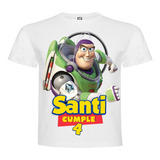 Polera Buzz Lightyear Toy Story Cumpleaños