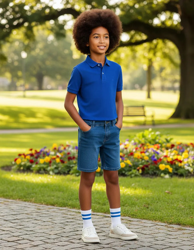 Bermuda De Mezclilla Para Niño Mod. 6203 Marca Mayoral®