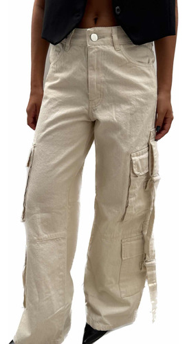 Pantalón Wide Leg Cargo