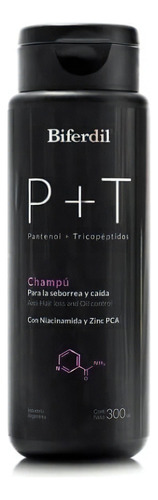 Biferdil P+t Shampoo Seborrea Y Caida Con Zinc 300ml