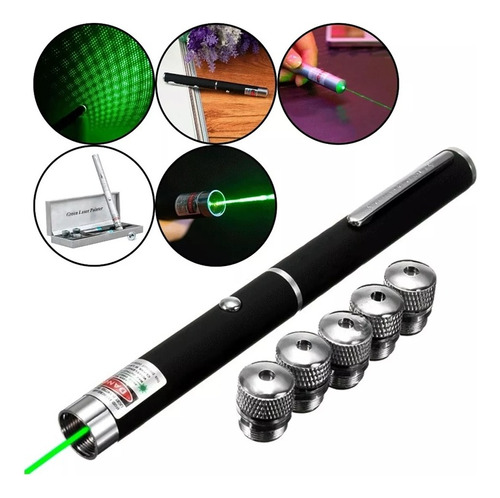 Caneta Laser Pointer Verde Ultra Forte Astronômia Estudo