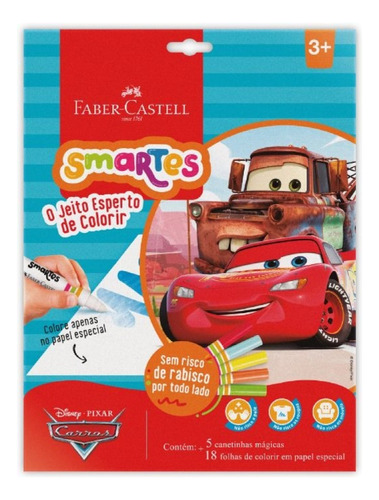 Livro P/ Colorir Smartes Carros 755901 Faber