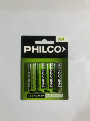 Philco Pila Alcalina Aa X 4 Unidades