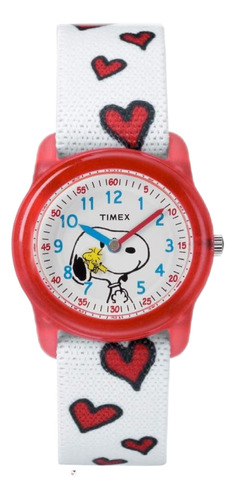 Timex Reloj Snoopy Time Machines Peanuts Corazones