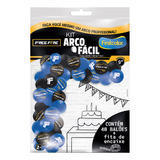 Kit Arco Fácil Com 48 Bexigas Decorativas Temática Free Fire