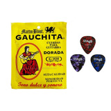 Encordado Para Guitarra Criolla Gauchita + Púas