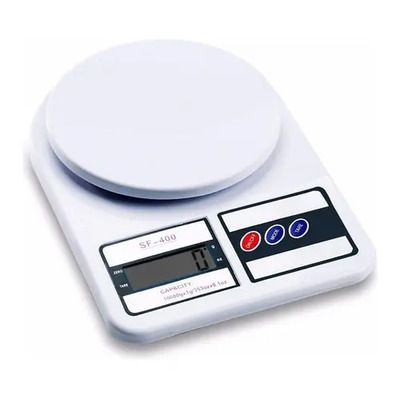Balanza de cocina digital SQ Cozinha SF-400 pesa hasta 10kg Blanco | MercadoLibre