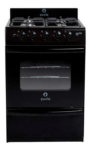 Cocina Escorial Master Style Multigas 56cm Luz En Horno     