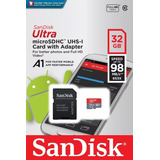  Tarjeta Memoria 32gb Sandisk Micro Sd + Adaptador Nuevos