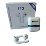 Audífonos  Inalámbricos  Bluetooth  I12 Tws Color  Blanco.  