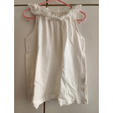 Musculosa Blanca Con Brodery Cheeky Talle 10 Nena