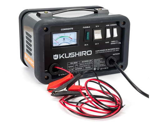 Cargador De Bateria 12/24v 30amp Kushiro 