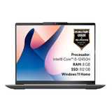 Portátil Lenovo Ideapad Slim 5 14iah8 Ci5 12450h 8gb 512gb Color Gris