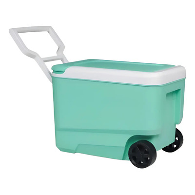 Igloo Hielera De 38 Qt Con Llantas De Color Azul Color Turquesa | Envío gratis