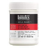 Gel Medio Brillante Liquitex Profesional, 237ml (8 Oz), Blan