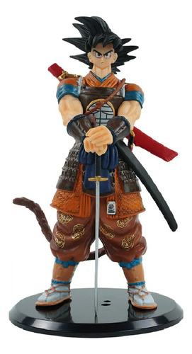 Figura Juguete Muñeco Dragon Ball Z Goku Samurai 20 Cm 