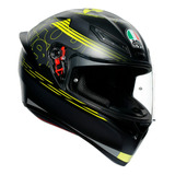 Casco Moto Integral Agv K-1track 46 Con Visor Simple . Agv