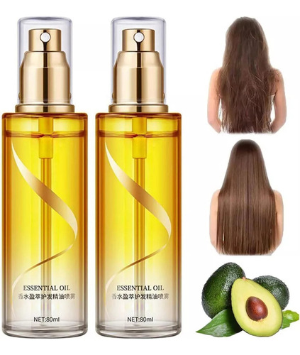 Aceite Esencial En Aerosol Fragance Hair Care, 2 Unidades