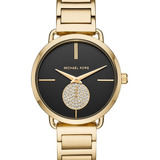 Reloj Michael Kors Ladiesmetals Tradicional Para Dama Dorada Color De La Correa Dorado