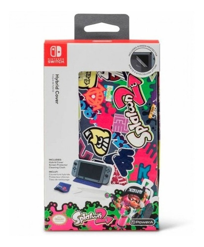 Funda Hybrid Cover Nintendo Switch Splatoon + Mica (d3gamers