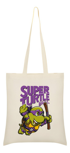 Bolsa Totebag Crossovers - Super Turtle Bros.