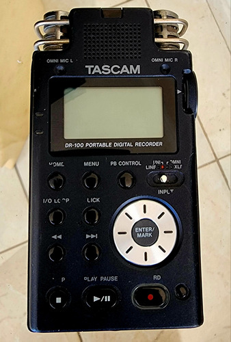 Gravador De Àudio Tascam Dr100