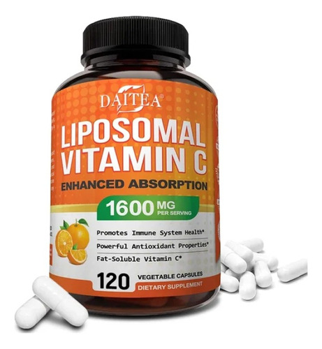 Daitea Vitamina C Liposomal Acido Ascorbico 1600mg 120 Caps
