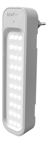 Luminaria De Emergência Luz 30 Leds 150 Lúmens Bivolt Tomada Cor Branco 110v/220v