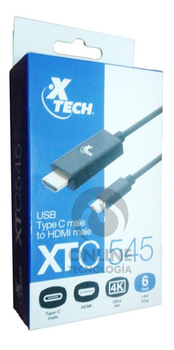 Cable Usb-c Macho A Hdmi Macho Xtc545 Xtech / O T