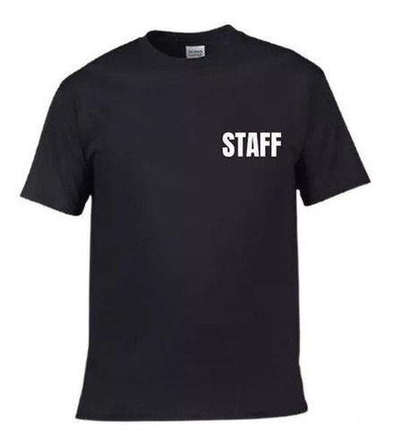 Camiseta Masculina Staff Equipe Apoio Estafe Uniforme Camisa