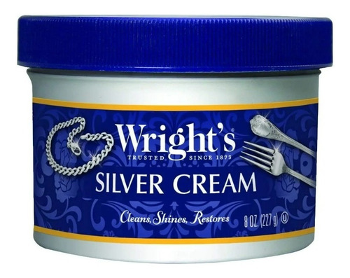 Wrights Silver Cream Limpia Abrillanta Restaura Plata 227g