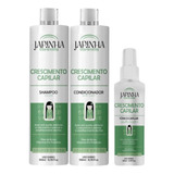 Kit Japinha Shampoo E Cond + Tônico Crescimento Capilar