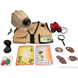 Disfraz Safari Explorador Kit Juego Rol Set Niños Juguetes