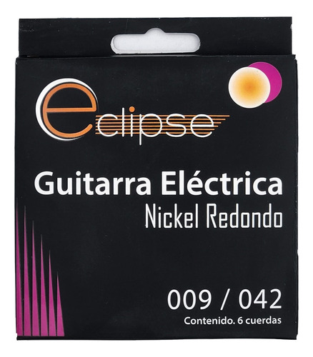 Cuerdas Para Guitarra Electrica Cal. 9-46  Eclipse 