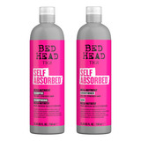 Tigi Bed Head Kit Self Absorbed Shampoo + Enjuague Grande 3c