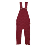 Jardinero Espiga Mini Anima Invierno Tejido Bebe Bordo