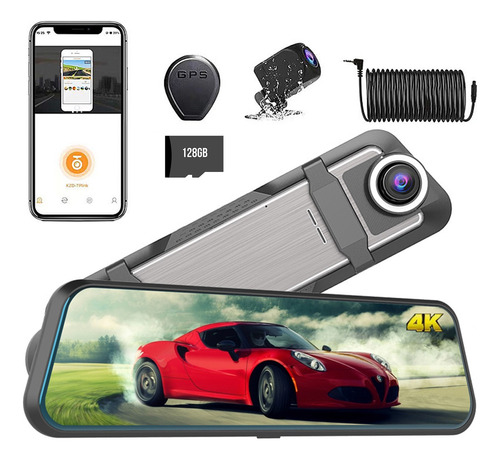 Cámara Para Automovil Accesorio Dashcamera Carro 4k+wifi Gps