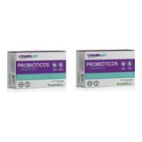 Probióticos Prebioticos Capsulas Vegetales Lactobacillus X2 Pharmamerican Vitaminway Sabor Neutro