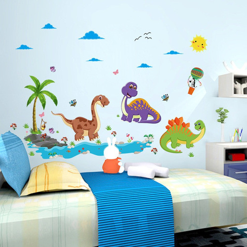 Vinil Decorativos Infantiles  Dinosaurios Para Niños