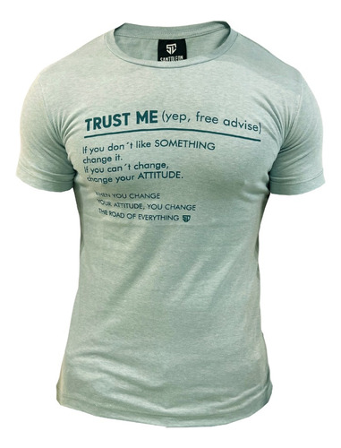 Remera Hombre Santoleon Entallada  Trust Me