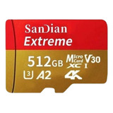 Tarjeta Memoria Sandian Extreme Micro Sd 512gb New 190 Mb/s