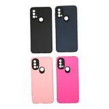 Funda Para Motorola Moto E20/e40 Rígida Alto Impacto Color