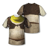 Polera Shrek Costume Para Adulto