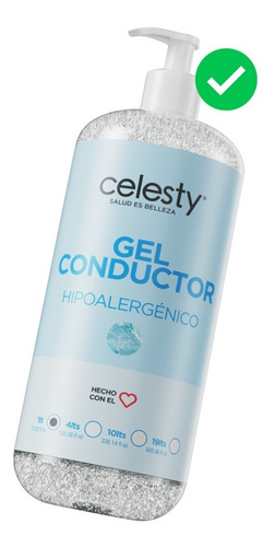 Gel Conductor Ultrasonido Cavitación Spa 1lt Celesty®