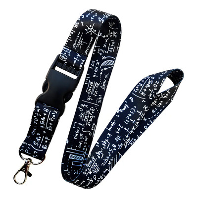 1 Gafete Lanyard Cinta Cordon Llavero Broche Desprendible Color Negro | Meses sin interés
