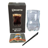 Vaso De Fernet Ferchetto Botella Cortada Gift Box Individual