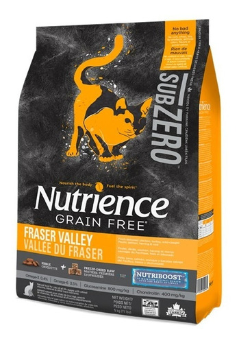 Nutrience Subzero Fraser Valley Gato Adulto 2,27 Kg