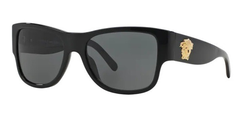 Lentes De Sol Versace Ve4275 Gb1/87 Negro/ Dorado Original