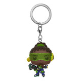  Chaveiro Funko Pop: Overwatch - Lucio Collectible Multicolo